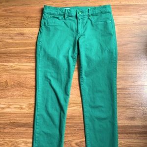 Gap legging jean green, size 26,2R